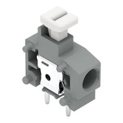 WAGO - Leiterplattenklemme Anreihbare Leiterplattenk. 235-744/331-000 Drücker,1,5mm²,bl − 100 Stück