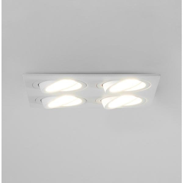 Brumberg Leuchten - Downlight/Strahler/Flutlicht Einbaumodul quadratisch 45029170 4-fach