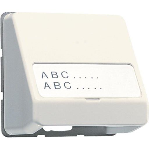 Jung - Einsatz/Abdeckung für Kommunikationstechnik Datenanschlussgehäuse ws 554 Schriftfeld 23x59mm