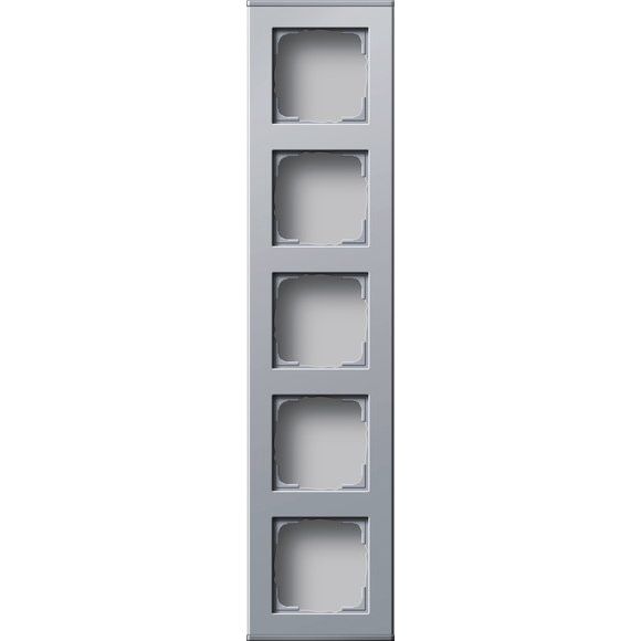 Gira - Aufputzgehäuse für Unterputzgerät Gehäuse 5-fach alu 136426