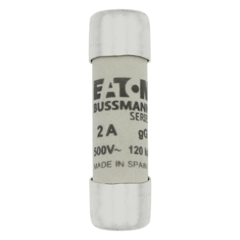 Eaton - Zylindrische Sicherung Sicherungseinsatz Nieders. C10G2 2A AC 500V 120kA − 10 Stück
