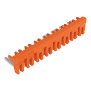 WAGO - Querverbinder/Brücker für Reihenklemme Schaltungsbrücker 8-fach 2007-8448 isoliert,orange − 10 Stück