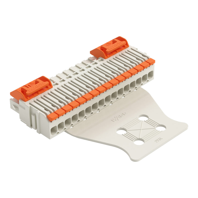 WAGO - Kabelsteckverbinder für Leiterplattensteckverbinder 1-Leiter-Federleiste,Hebel 27341116329000336000 PushinCAGECLAMP,lgr − 25 Stück