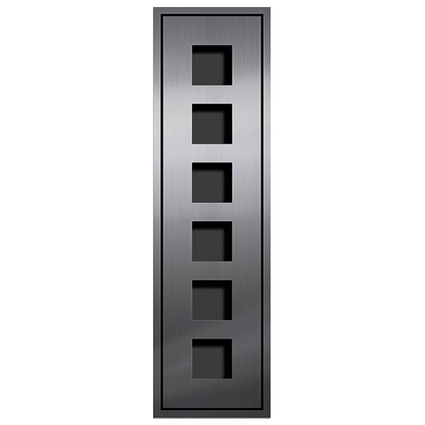 TCS Tür Control - Montageelement für Türstation Inputzmontageset ZAU2066-0030 6 AMI-Modul, 1-spal
