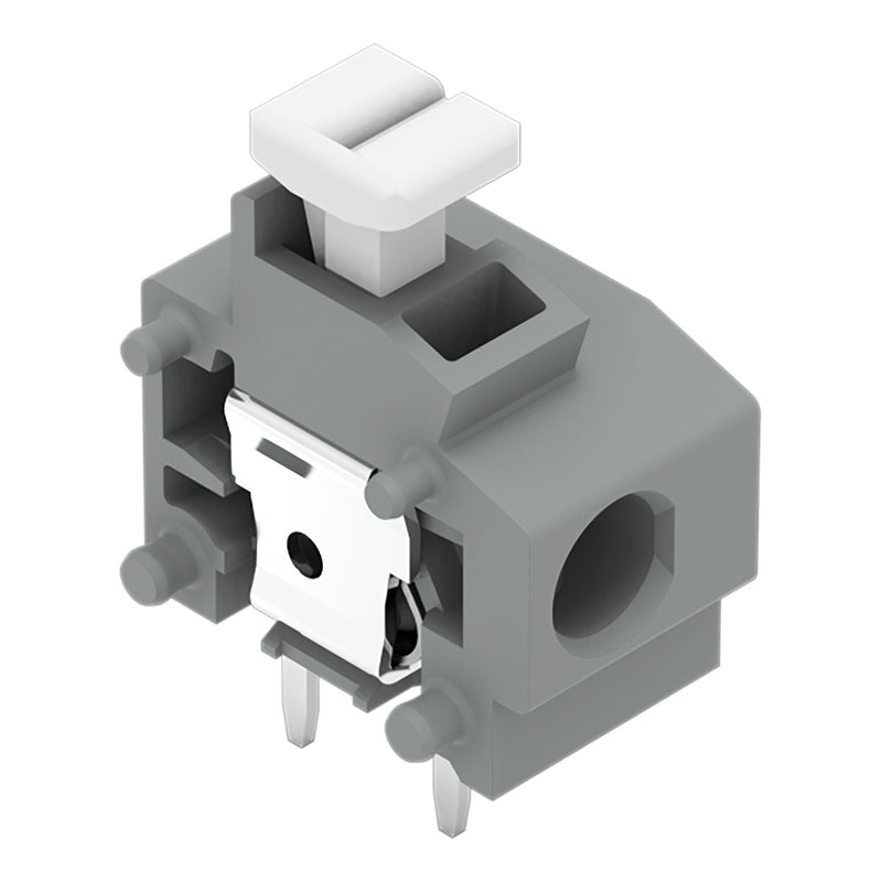 WAGO - Leiterplattenklemme Anreihbare Leiterplattenk. 235-501/332-000 Drücker,1,5mm²,gr − 100 Stück