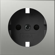 Gira - Zubehör/Ersatzteile für Installationsschalterprogramme Abd. SCHUKO-Steckd. SH 4921600 Edelstahl