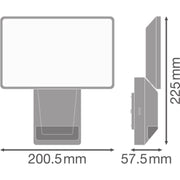 Ledvance - Downlight/Strahler/Flutlicht LED-Strahler mit Sensor EPROFLOODS274KIP55DG 4000K, grau