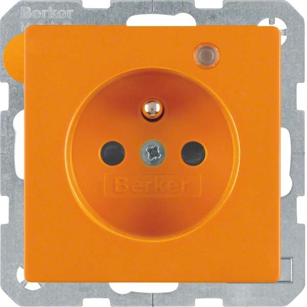 Berker - Steckdose or samt 6765096014 Kontroll-LED