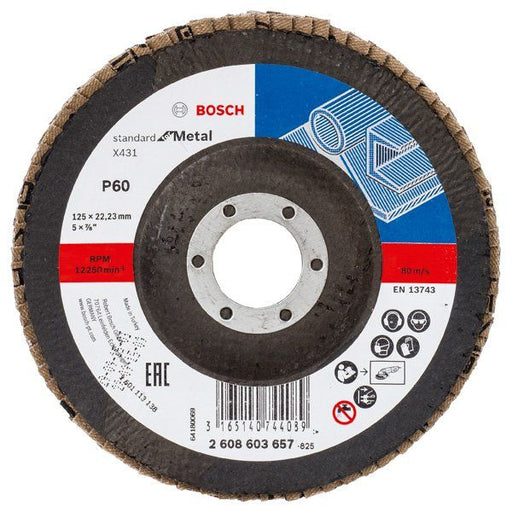 Bosch - Trenn-/Schleifscheibe Fächerschleifscheibe X431 2608603657 Standard for Metal