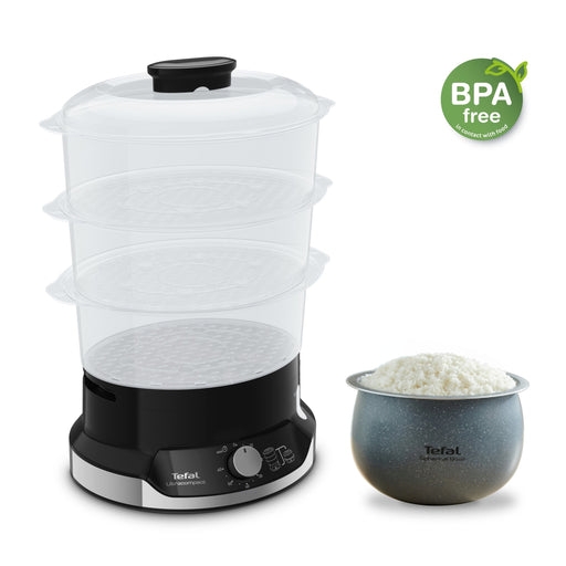 Tefal - Dampfgarer VC 2048 sw Ultracompact