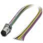 Phoenix Contact - Rundsteckverbinder, feldkonfektionierbar (Industriesteckverbinder) Einbausteckverbinder SACC-DSI-MS #1437135 17-polig M12