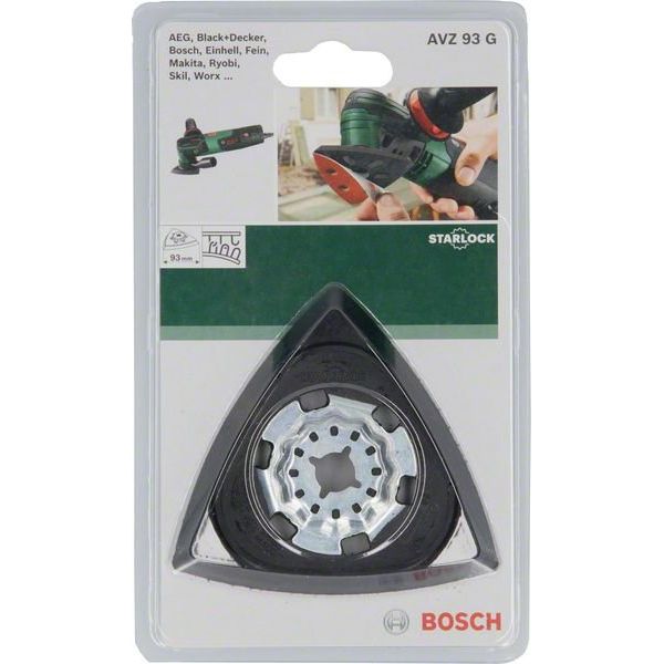 Bosch - Systemzubehör für Schleifen/Polieren (Akku/elektrisch/Druckluft) Schleifplatte Starlo 2609256956 AVI 93 G, 93mm