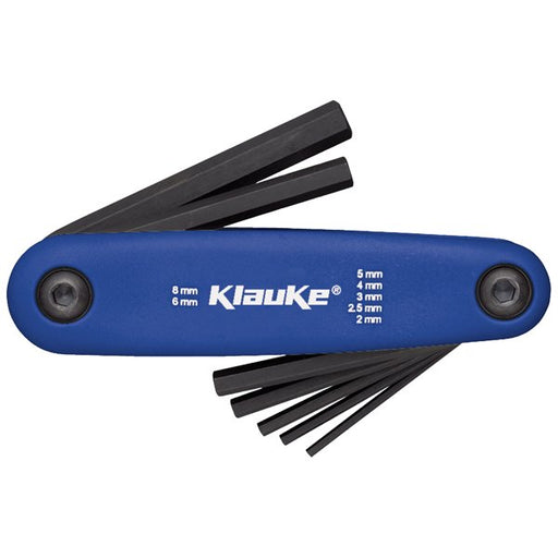Klauke - Innensechskantschlüsselset Handklapphalter KL370 7tlg.,SW2 bis SW8