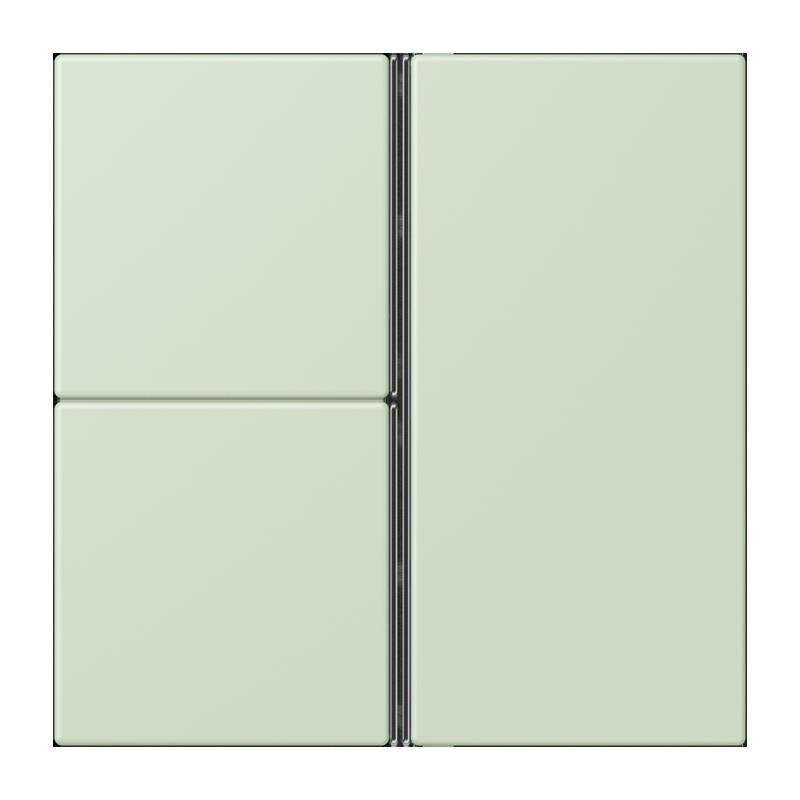 Jung - Abdeckung/Bedienelement für Installationsschalterprogramme Tastensatz 3fach LC 403 TSA 218 vert anglais pale
