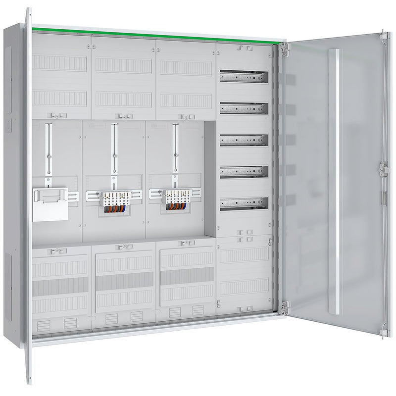 ABN - Zähler-Komplettschrank Zählerschrank ABNRS407Z0052 3Pkt 2Z