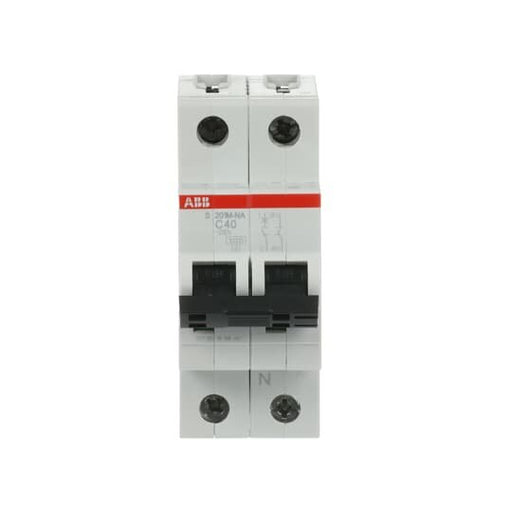 ABB Stotz S&J - Leitungsschutzschalter Sicherungsautomat S201M-C40NA 10kA 40A C 1p+N (2p)