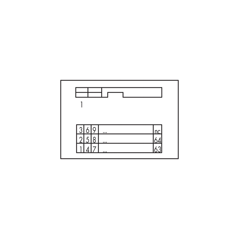WAGO - Übergabemodul 289-617 Flachstecker 40-pol