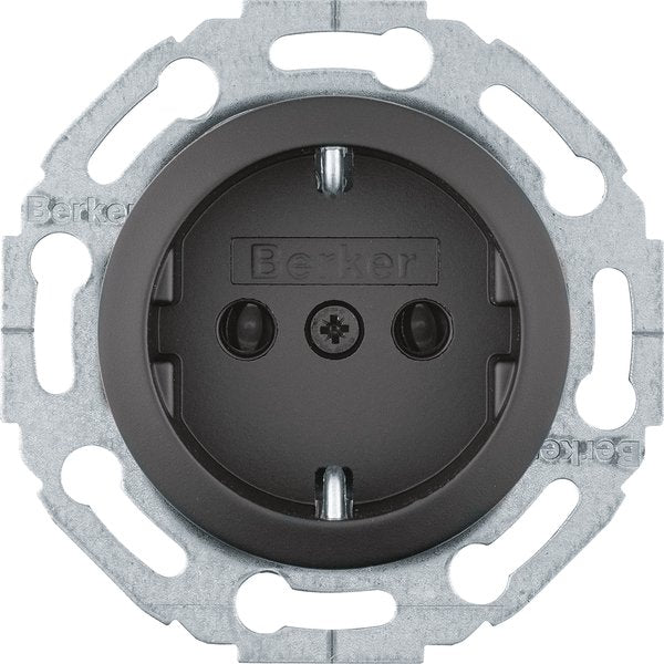 Berker - Schalter-/Steckdosenkombination Steckdose Schuko MAN0100917 variable Einbaulage