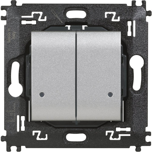 Legrand (BT) - Funksender Drahtloser Wandsender Bticino NT4003DCW 2-fach, Tech