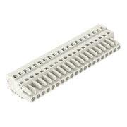 WAGO - Kabelsteckverbinder für Leiterplattensteckverbinder 1-Leiter-Federleiste 721-120/026-000 CAGECLAMP 2,5mm²,lgr − 10 Stück
