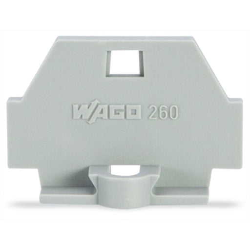 WAGO GmbH &amp; Co. KG - Abschluss- und Zwischenplatte für Reihenklemme Abschlußplatte 260-361 mit Flansch − 1 Stück by WAGO GmbH
