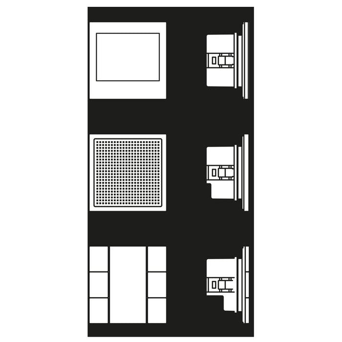 Jung - Innenstation für Türkommunikation SIB Video-Innenstation SI VI LC 627 259 LS 4320R  − 1 Stück
