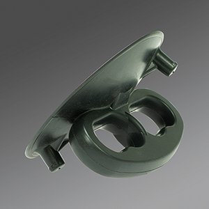 Regiolux - Mechanisches Zubehör/Ersatzteile für Leuchten Zubehör aus Vollgummi SH 115 sw RAL 9005 RAL9005