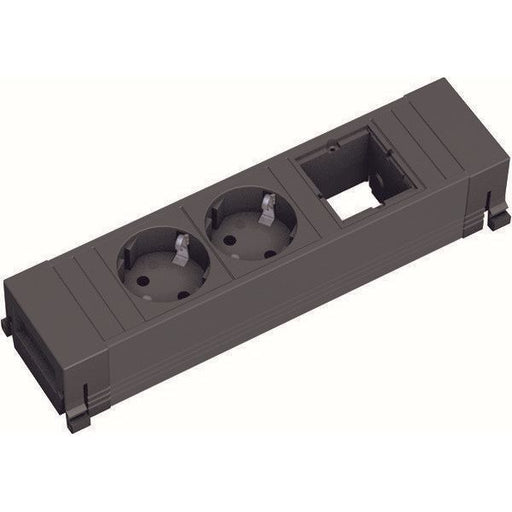 Bachmann - Mehrfachsteckdose Power-Frame-Einsatz 916.060 2xSchutzk.1xABD