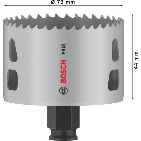 Bosch - Lochsäge PRO Multi Material PC Plus 2608594401 Lochsäge, 73 mm