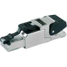 Telegärtner - Modularer Steckverbinder Stecker MFP8 T568A Cat.6A 100023042 (ISO/IEC) − 10 Stück