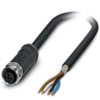 Phoenix Contact - Konfektioniertes Sensor-Aktor-Kabel Sensor-/Aktor-Kabel SAC-4P-10,0 #1454176 4-pol.RAL7021 10m