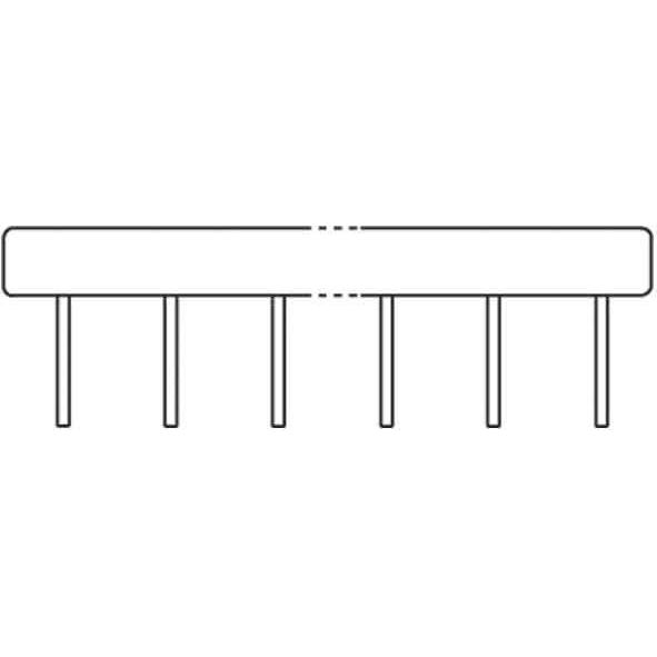 Murrelektronik - Querverbinder/Brücker für Reihenklemme Potentialschiene rt 90976 − 5 Stück