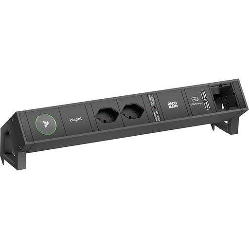 Bachmann - Mehrfachsteckdose Steckdosenleiste 902.821 DESK2 1xiotspot