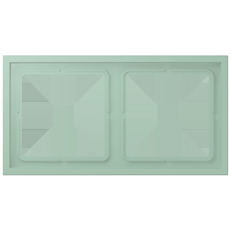 Jung - Abdeckrahmen Rahmen 2-fach LCZ 982 BF 217 vert anglais clair