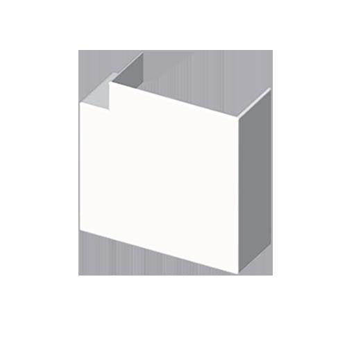 Unex - Flachwinkel für Leitungführungskanal Flachwinkel 73221-2 rws 40x60 U24X − 6 Stück