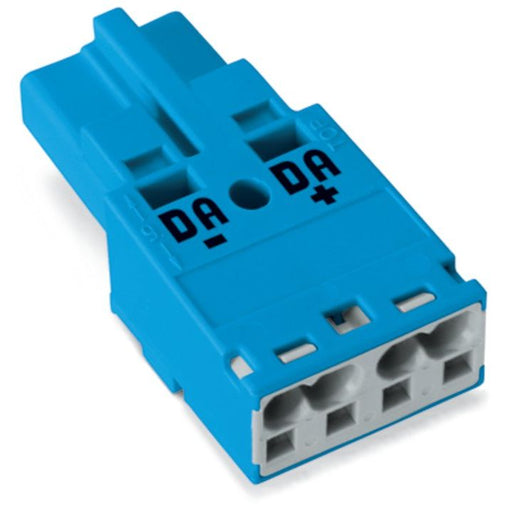WAGO - Steckverbinder für steckbare Gebäudeinstallation Stecker 2-polig 770-1112 Kod. I,blau − 100 Stück