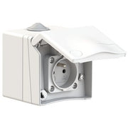 Bals Elektrotech - Schutzkontakt-Anbausteckdose Schutzkontakt-Wandsteckdos 72011 16A 2p+E IP44 be/fr
