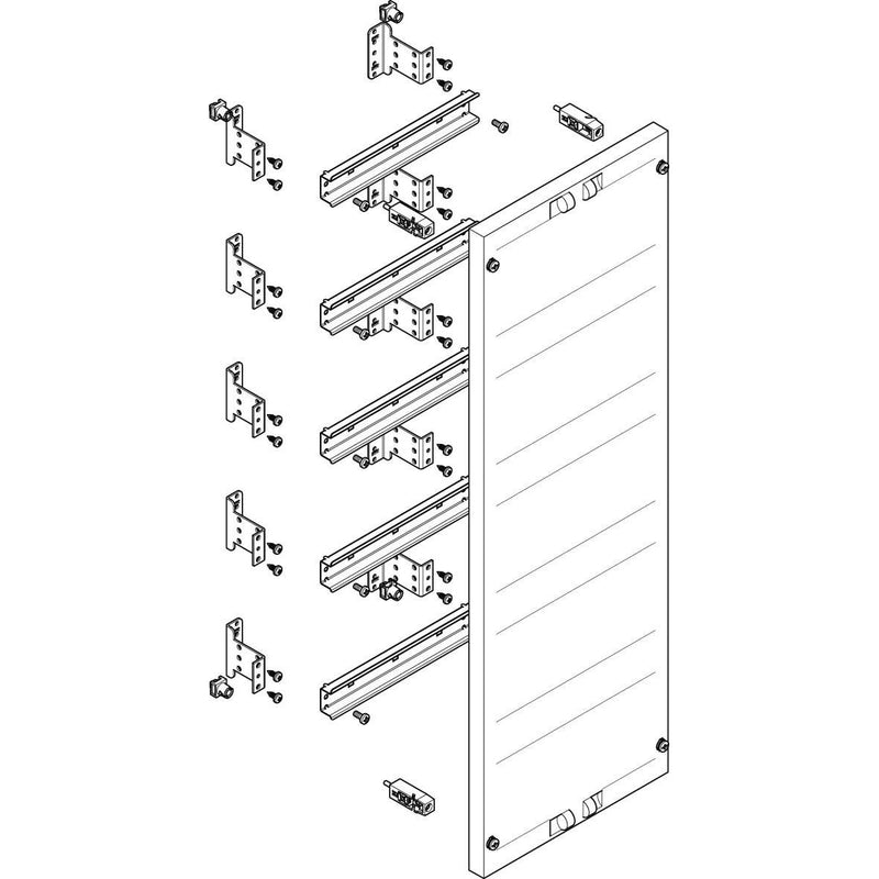 ABN - Verteilerfeld für Installationsverteiler ESPRO-Modul MF1526 flach BxH:250x750mm