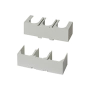 Mersen - Zubehör/Ersatzteile für NH-Unterteile Kabelabdeckung Set 1.000.382 (VE2) 3-polig 2Stück − 2 Packung