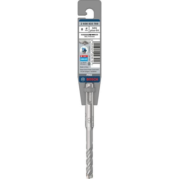Bosch - Bohrer PRO SDS plus-5X 2608833788 Hammerbohrer 8 x 50