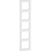 Peha - Abdeckrahmen Rahmen 5-fach Pianco sw D 20.675.192 T waage/senkrecht