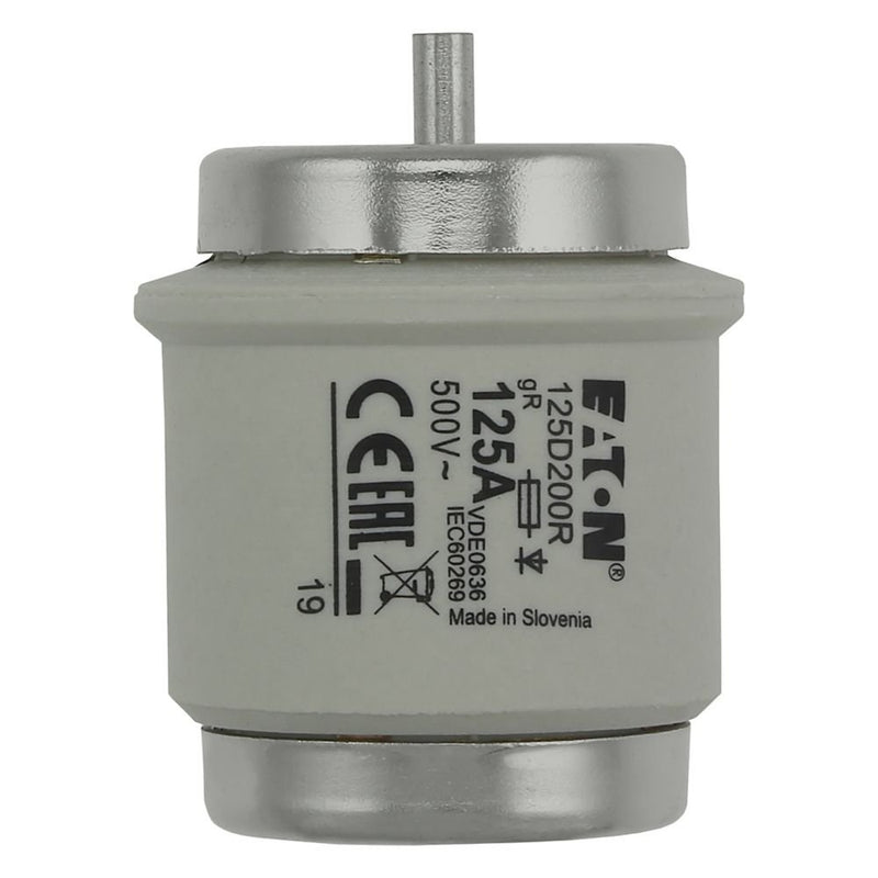 Eaton - D-Sicherungseinsatz Sicherungseinsatz 125A FUSE 125A #125D200R Niederspan. 50kA − 10 Stück