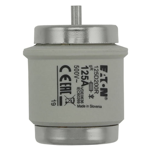 Eaton - D-Sicherungseinsatz Sicherungseinsatz 125A FUSE 125A #125D200R Niederspan. 50kA − 10 Stück