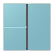 Jung - Abdeckung/Bedienelement für Installationsschalterprogramme Tastensatz 3fach LC 403 TSA 213 ceruleen moyen