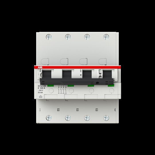 ABB Stotz S&J - Selektiver Hauptleitungsschutzschalter Hauptlastschalter S754DR-E100 25kA,100A,4P