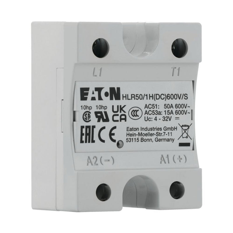 Eaton - Halbleiterrelais Halbleiterrelais, Hockey HLR50/1H(DC)600V/S Puck, 1-phasig, 50 A