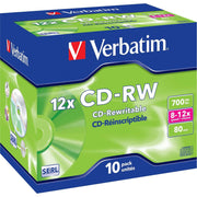 Verbatim - Speichermedium digital CD-RW 43148 (VE10) Jewelcase 10 Discs