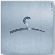 Siedle&Söhne - Kennzeichnungsmaterial Orientierungsschild OSP 0004 154x154mm Garderobe