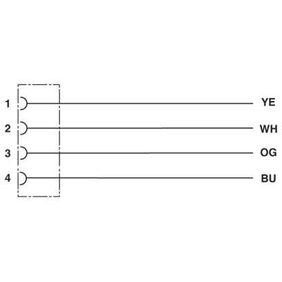 Phoenix Contact - Rundsteckverbinder, feldkonfektionierbar (Industriesteckverbinder) Einbausteckverbinder SACC-DSI-M12#1419616