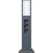Gira - Licht-/Energiesäule Energiesäule anth 134928 unbestückt